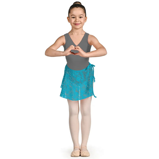 Body danza con gonnellino Rossana B7449